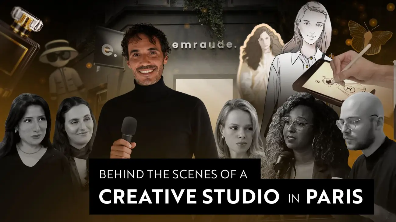 Behind the scenes at the Emraude studio