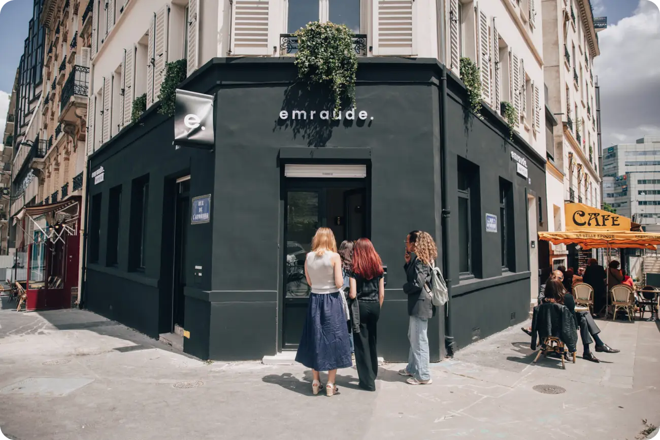 The Emraude studio on rue de l'Armorique, Paris